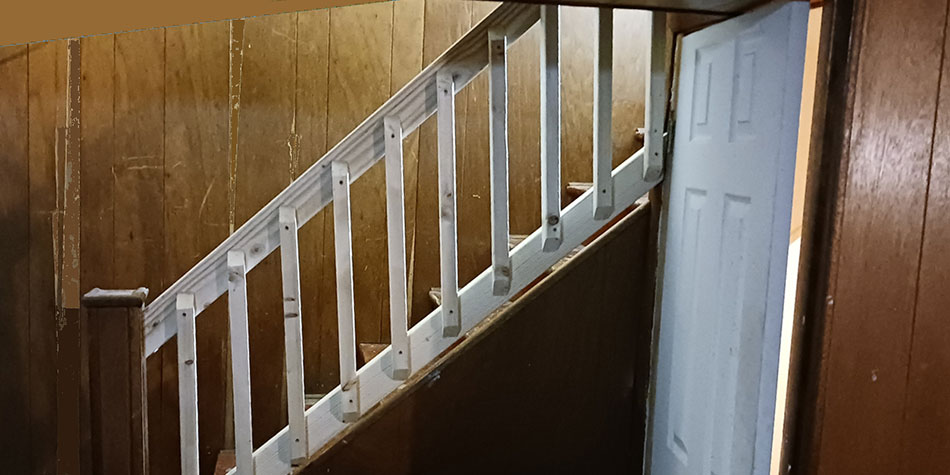 Basement Safety Railing Install