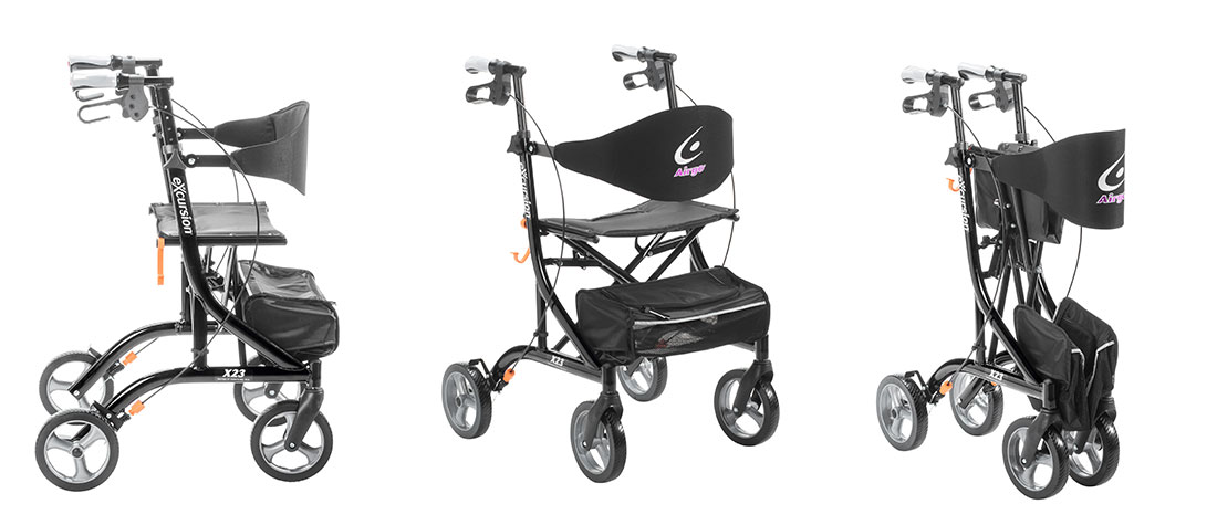 Rollator for Walking assistance.